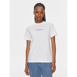 Calvin Klein Jeans Calvin Klein Jeans Marškinėliai J20J221065 Balta Regular Fit