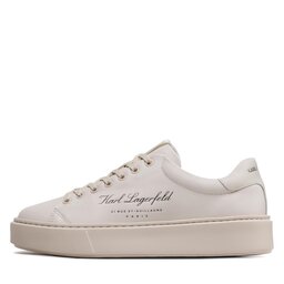 

Снікерcи KARL LAGERFELD KL52223 Off White Lthr, Білий