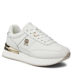 Tommy Hilfiger Сникърси Tommy Hilfiger Th Elevated Feminine Runner Hw FW0FW07830 Ecru YBL