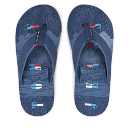 Tommy Jeans Джапанки Tommy Jeans Tjm Elevated Beach Sandal EM0EM01561 Син