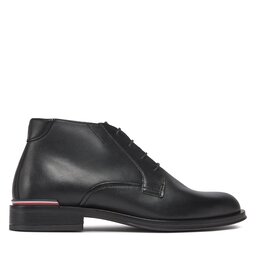 Tommy Hilfiger Trzewiki Tommy Hilfiger Core Rwb Hilfiger Lth L Boot FM0FM04804 Czarny