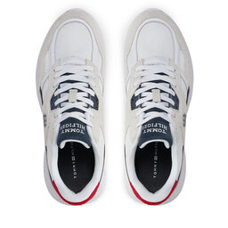 

Снікерcи Tommy Hilfiger Modern Runner Lth Mix FM0FM04878 White YBS, Білий