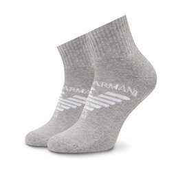 

Набір 2 пар високих жіночих шкарпеток Emporio Armani 292304 2F258 00047 Grigio Chiaro Melange, Сірий