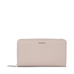 Calvin Klein Portofel pentru femei Calvin Klein Ck Must Z/A Wallet Xl K60K608164 Shadow Gray PE1