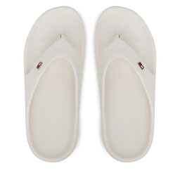 Tommy Hilfiger Джапанки Tommy Hilfiger Th Comfort Beach Sandal FW0FW08522 Бял