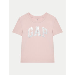 Gap Gap Marškinėliai 628713-00 Rožinė Relaxed Fit