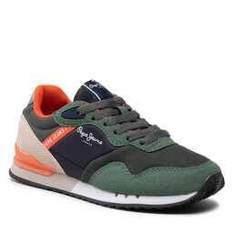 Pepe Jeans Сникърси Pepe Jeans London One Basic B PBS30540 Khaki Green 765