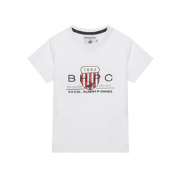 Beverly Hills Polo Club Beverly Hills Polo Club T-Shirt P-SS26B-TS414011 Weiß Regular Fit