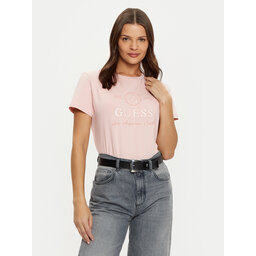 Guess Guess Футболка V5RI05 J1314 Рожевий Regular Fit