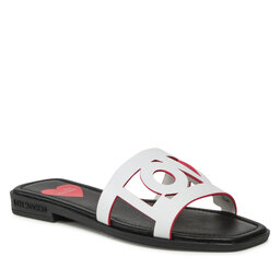 LOVE MOSCHINO Šľapky LOVE MOSCHINO JA28332G0EIAX100 Vitello Bianco/Fuxia