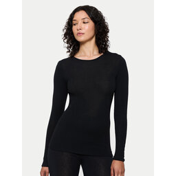Triumph Triumph Pyjama-Bluse Beauty Layers 10225656 Schwarz Slim Fit