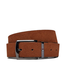 Tommy Hilfiger Cintura da uomo Tommy Hilfiger Denton 3.5 Rev AM0AM12053 Cognac / Black GB8