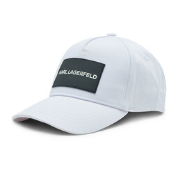 KARL LAGERFELD Шапка с козирка KARL LAGERFELD Z21033 White 10P