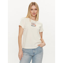 Mustang Mustang T-Shirt Alina 1014233 Écru Regular Fit