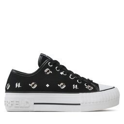 

Кеди KARL LAGERFELD KL60415 Black Canvas, Чорний