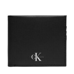 Calvin Klein Jeans Didelė Vyriška Piniginė Calvin Klein Jeans Monogram Soft Bifold W/Coin K50K511456 Black BEH