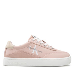

Снікерcи Calvin Klein Jeans Classic Cupsole Laceup Low Lth YW0YW00699 Pink Blush/Tuscan Beige 0JX, Рожевий