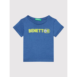 United Colors Of Benetton United Colors Of Benetton Футболка 3I1XG102N Голубий Regular Fit