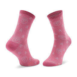 

Високі жіночі шкарпетки Chiara Ferragni 73SB0J25 Sachet Pink 414, Рожевий
