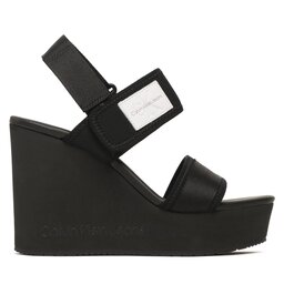 

Босоніжки Calvin Klein Jeans Wedge Sandal Badge YW0YW01028 Black BDS, Чорний