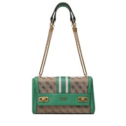 

Сумка Guess Katey (JB) HWJB78 70190 LATTE LOGO/FOREST, Бежевий