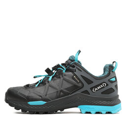 

Трекінгові черевики Aku Rocket Dfs Gtx W's 727 GORE-TEX Black/Turquoise 253, Чорний