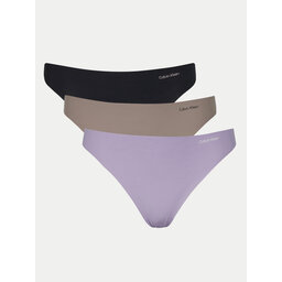 Calvin Klein Underwear Calvin Klein Underwear Набір з 3 пар стрінгів 000QD3558E Кольоровий