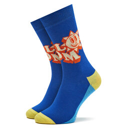 Happy Socks Ženske visoke čarape Happy Socks P000500 Tamnoplava
