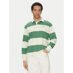 Vans Vans Poloshirt Ward Stripe VN000KU8 Grün Regular Fit