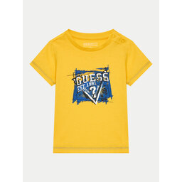Guess Guess T-Shirt N4YI00 K8HM4 Κίτρινο Regular Fit