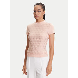 Guess Guess T-Shirt W4BI26 J1314 Ροζ Regular Fit