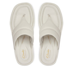 

В'єтнамки Clarks Alda Walk 26176262 Off White Lea, Білий