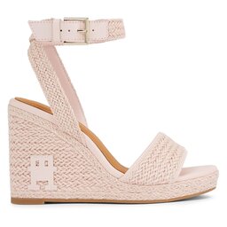 

Еспадрильї Tommy Hilfiger Th Rope High Wedge Sandal FW0FW07926 Whimsy Pink TJQ, Рожевий