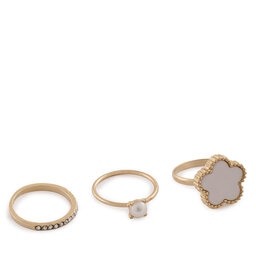 Aldo 3er-Set Ringe Aldo Legoweth 13995111 Goldfarben