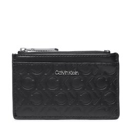 Calvin Klein Etui pentru carduri Calvin Klein Ck Must Carohelder Lg Embossed K60K610272 BAX