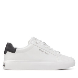

Снікерcи Calvin Klein Valc Lace Up - Lth HW0HW00839 White/Black 0K6, Білий