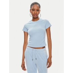 Juicy Couture Juicy Couture Póló JCMCT223257 Kék Slim Fit