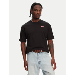 Hunter Hunter Póló Rasputin HARM0057251 Fekete Relaxed Fit