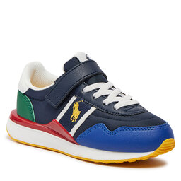 

Снікерcи Polo Ralph Lauren RL00607410 C Navy Nylon/Tumbled/Multi W/ Yellow Pp, Cиній