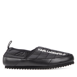 

Тапочки KARL LAGERFELD KL72021 Black Synth Textile Mono, Чорний