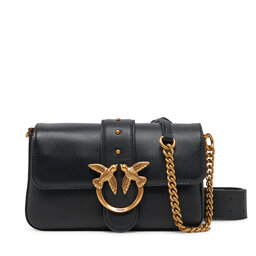 PINKO Kabelka PINKO Love One Mini Slouchy Fl PE 25 PLTT 104340 A0QO Černá