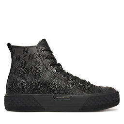 KARL LAGERFELD Sneakers aus Stoff KARL LAGERFELD Kampus Max III KL50446G Schwarz