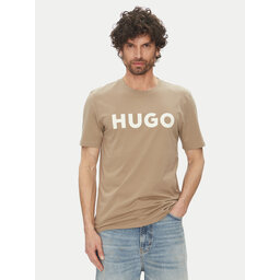 HUGO HUGO Majica Dulivio 50467556 Bež Regular Fit