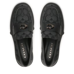 

Лофери Coach Leah Denim CG595 Black/Black, Чорний