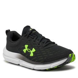 Under Armour Boty Under Armour Ua Charged Assert 10 3026175-007 Black/Black/High Vis Yellow