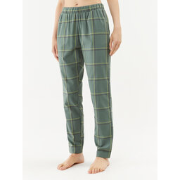 Triumph Triumph Pyjamahose Mix & Match Tapered Trouser Flannel 01 X 10216530 Grün Regular Fit