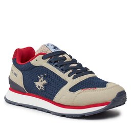 Beverly Hills Polo Club Sneakersy Beverly Hills Polo Club PATCH-01 Tmavomodrá