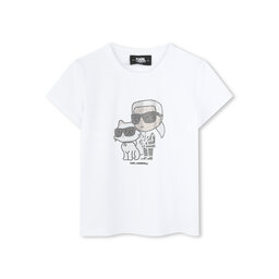 Karl Lagerfeld Kids Karl Lagerfeld Kids T-shirt Z30489 D Bijela Regular Fit