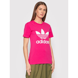 adidas adidas Marškinėliai adicolor Classics Trefoil HG3785 Rožinė Regular Fit