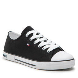 Tommy Hilfiger Sneakers Tommy Hilfiger Low Cut Lace-Up Sneaker T3X4-32207-0890 S Black 999